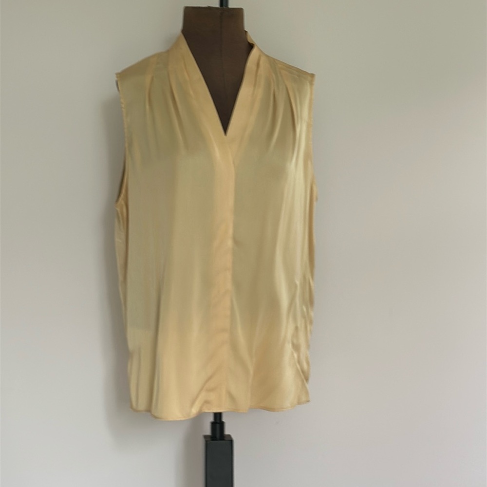 Cold Posh Silk Sleeveless Top Size XXL